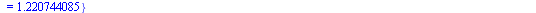 {x = -.7244919590}, {x = `+`(`-`(.2481260628), `-`(`*`(1.033982061, `*`(I))))}, {x = `+`(`-`(.2481260628), `*`(1.033982061, `*`(I)))}, {x = 1.220744085}